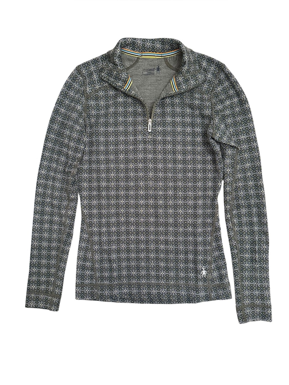 Smartwool Merino Wool 1/4 Zip Baselayer size Small